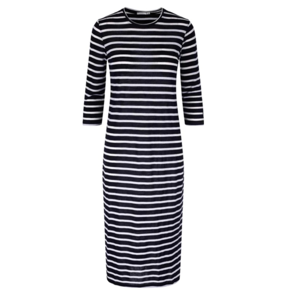 We Norwegians navy Seilbakken midi dress — NWT!